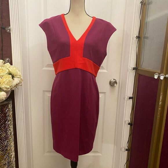 Narciso Rodriquez color block dress, L - Picture 1 of 8